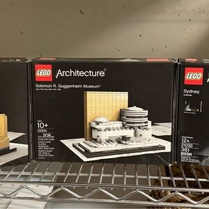 LEGO Architecture Set of 10  Guggenheim, J. Hancock Center, White House & MORE